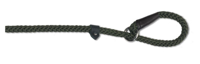 Ancol Heritage Nylon Rope Slip Lead Green 12mm X1.2m